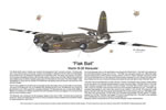 "Flak Bait" - Ernie Boyette - B-26 Marauder World War II Aviation Art